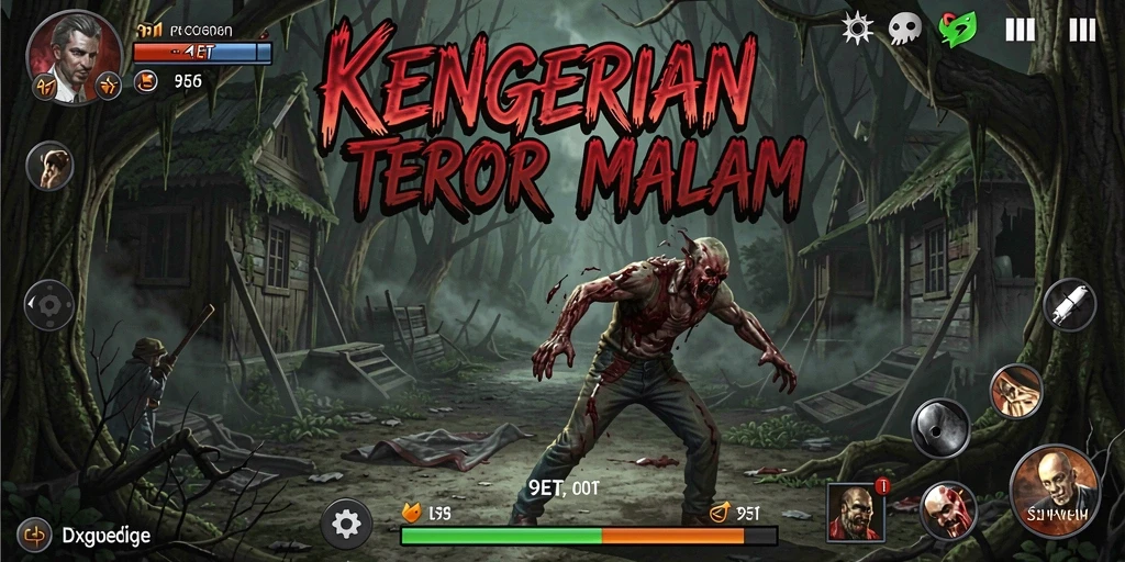 Gameplay menegangkan di dunia Horror yang mencekam.