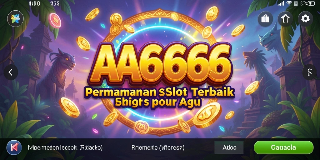 Tampilan menarik dari gameplay Slot di AA666.