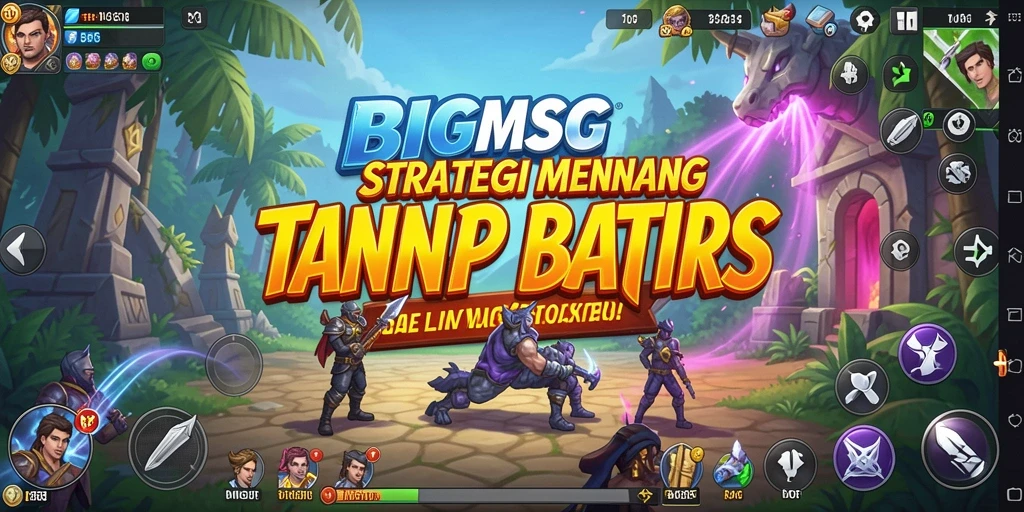 Gameplay BIGMSG yang menegangkan dan penuh strategi.
