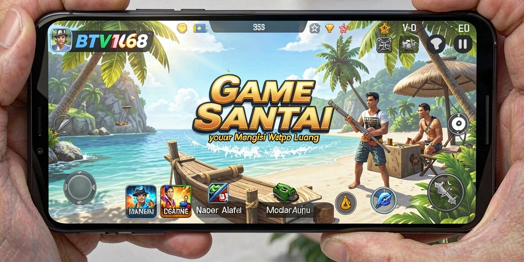 Tampilan gameplay menarik dari BTV168 yang menggambarkan keseruan bermain game Casual.