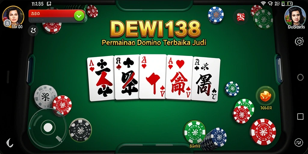 Screenshot DEWI138 menampilkan gameplay seru permainan Domino.