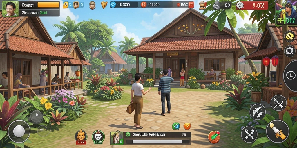 Screenshot F32 menampilkan gameplay simulasi yang mendalam dan menyenangkan.