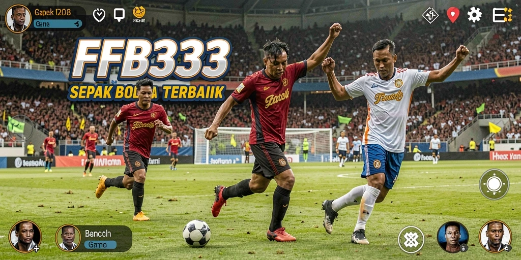 Tangkapan layar FB333 menampilkan aksi mendebarkan dalam permainan sepak bola.