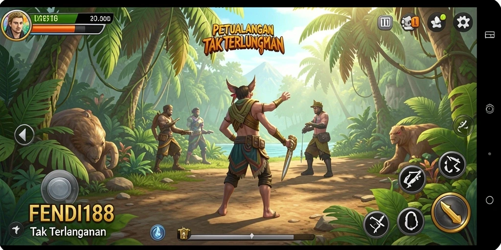 Tampilan gameplay FENDI188 yang mendebarkan dan penuh aksi saat menjelajahi dunia.
