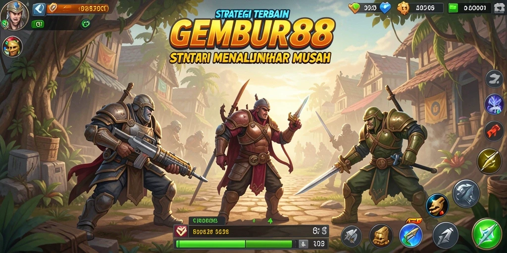 Tampilan gameplay menegangkan di GEMBUR88 dengan aksi strategi yang mendebarkan.