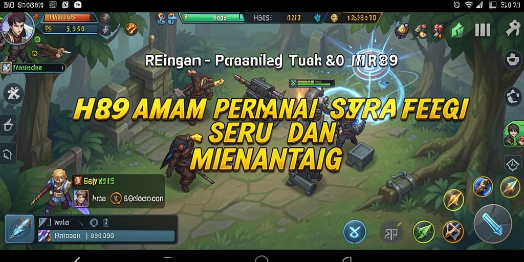 Tangkapan layar HR89 menampilkan aksi strategis yang mendebarkan.