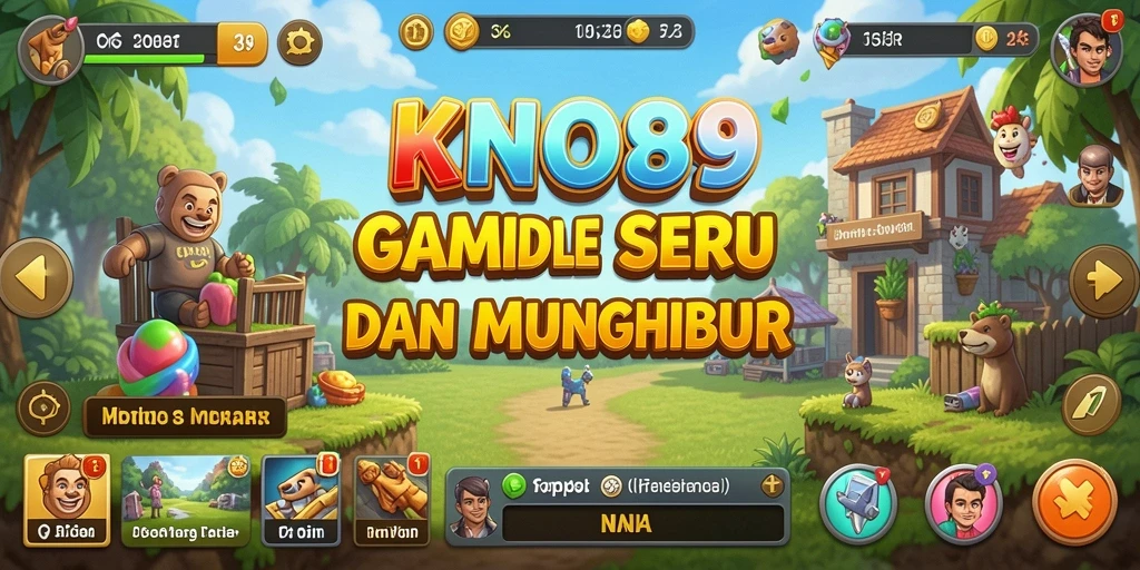 Gameplay KNO89 menampilkan karakter Idle yang beraksi.
