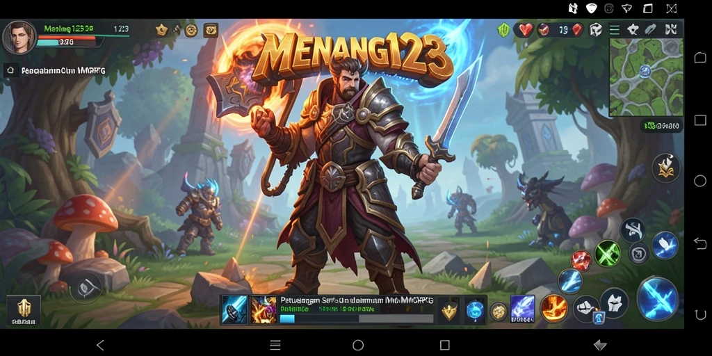 Menampilkan gameplay epik di dunia MMORPG penuh petualangan.