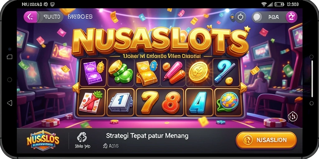 Tampilan gameplay NUSASLOTS yang strategis dan menantang.