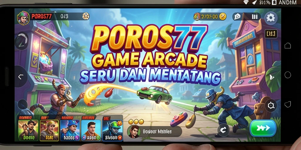 Tampilan gameplay menarik dari POROS77 yang penuh aksi.