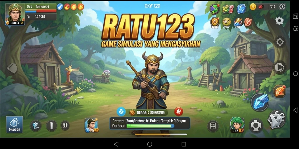 Tampilan gameplay yang menarik dalam RATU123 dengan karakter dan lingkungan yang interaktif.