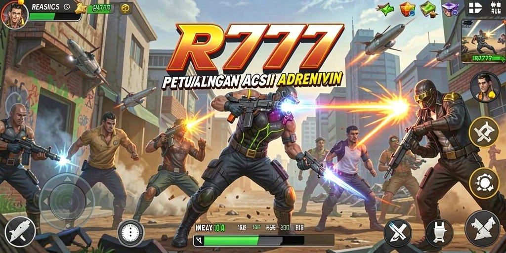 Screenshot dari gameplay RR777 yang mendebarkan dan penuh aksi.