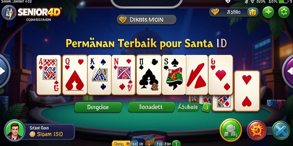 Screenshot permainan SENIOR4D menampilkan aksi seru dan interaksi pemain.