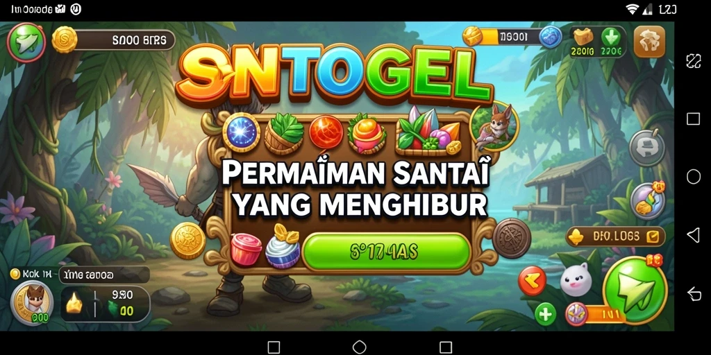 Tampilan gameplay seru dan menantang di SONTOGEL.