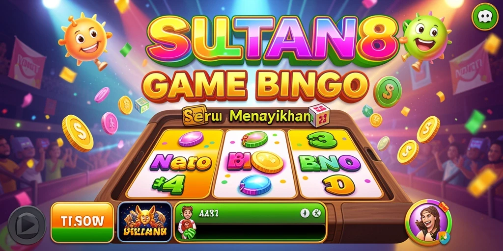 Tampilan gameplay interaktif SULTAN88 dengan elemen Bingo yang menarik.