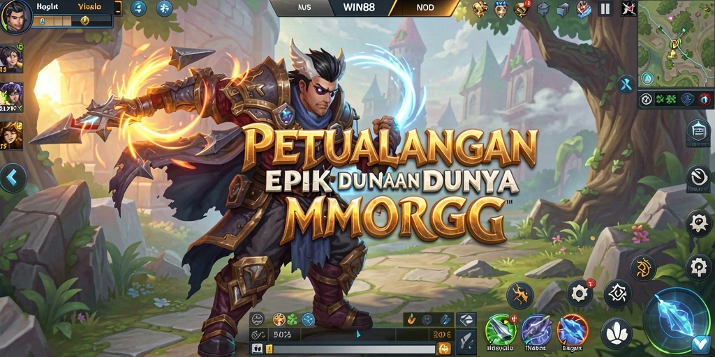 Tampilan gameplay seru di WIN88 dengan aksi MMORPG yang mendebarkan.