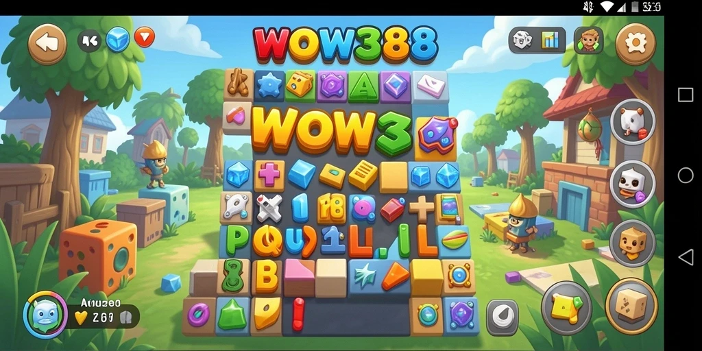 Screenshot gameplay WOW388 yang menampilkan berbagai teka-teki menantang.